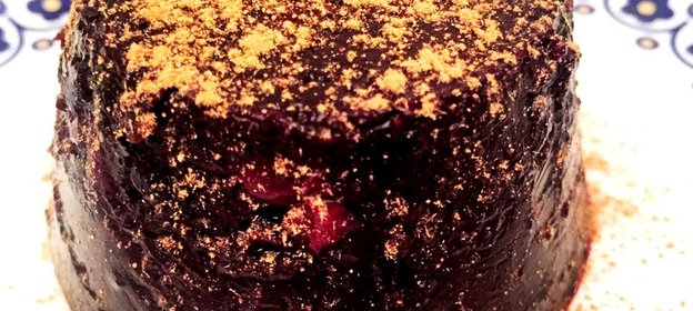 Черничное желе с вишней