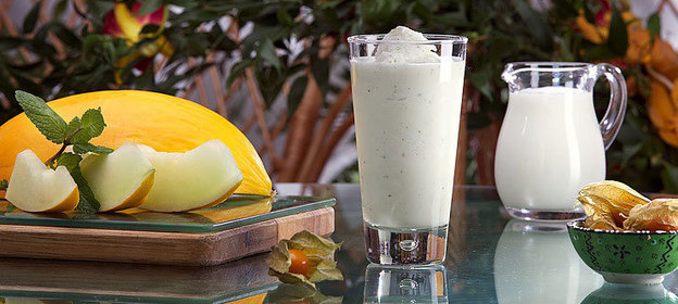 Дынно-мятный смузи