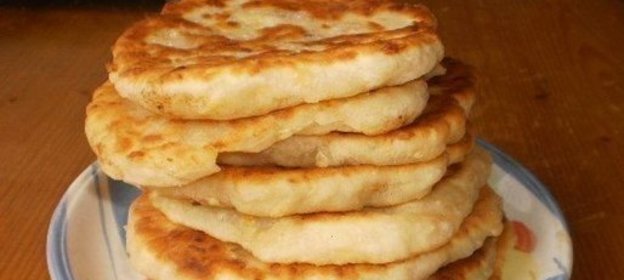 Быстрые лепешки с сыром
