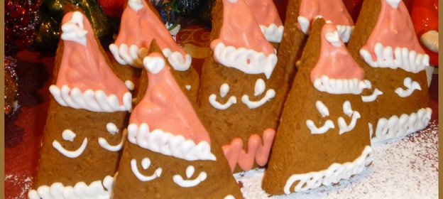 Печенье пряничное НОВОГОДНИЕ СНЕГОВИЧКИ