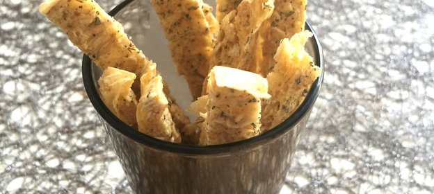 Диетические хрустящие палочки в микроволновке