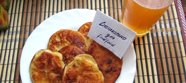 Оладьи с курагой