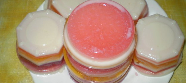 желе слоеное