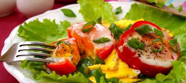 Яичница в перце