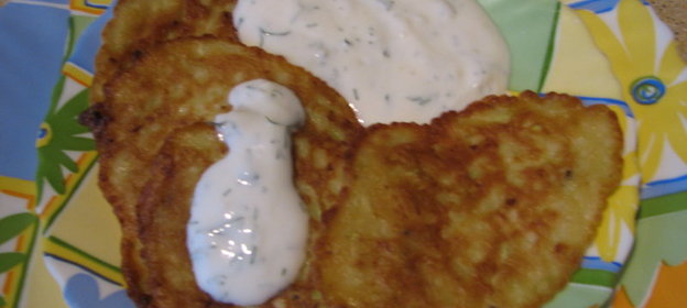 оладьи кабачковые ( ароматные)