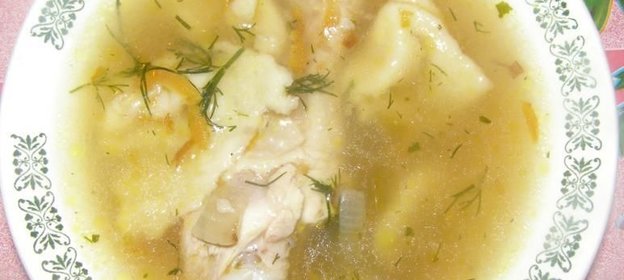 Салма в бульоне