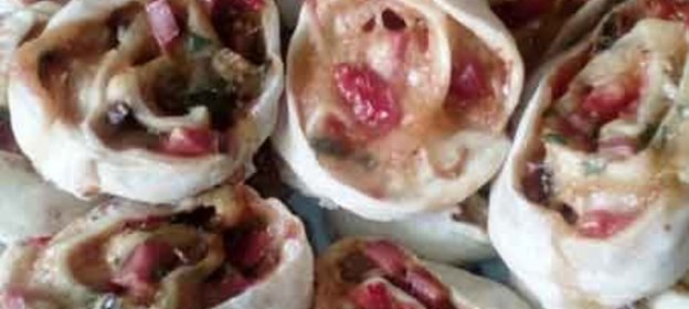 Пицца-ролы — вкусные рулетики (кальцоне)