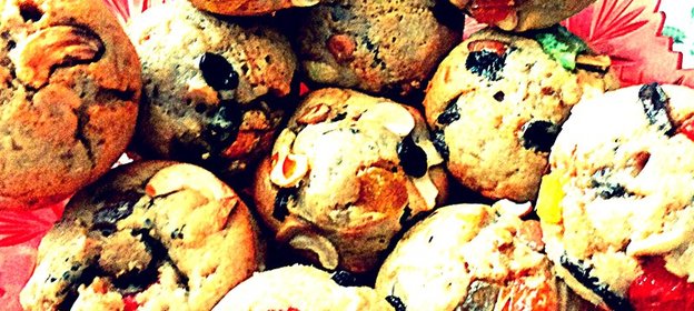 Маффины с цукатами и орехами