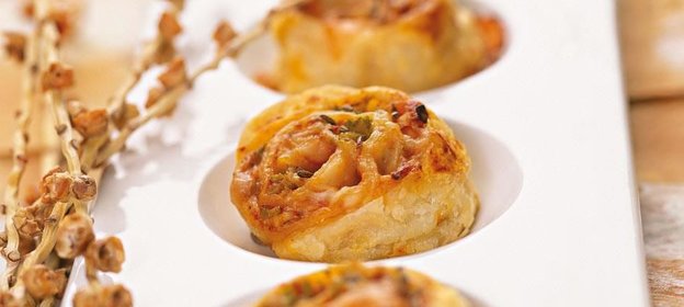 Острое печенье Сырные завитки