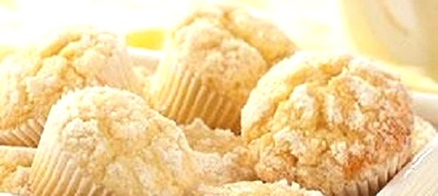 Лимонные маффины с хрустящей крошкой