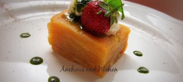 Холодный яблочный десерт