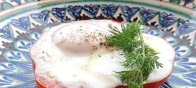 Яичница с жидким желтком