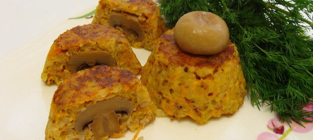 Маффины гречневые с сюрпризом