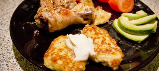 Картофельные оладьи с фенхелем