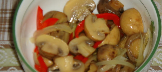 Шампиньоны в кисло-сладком маринаде