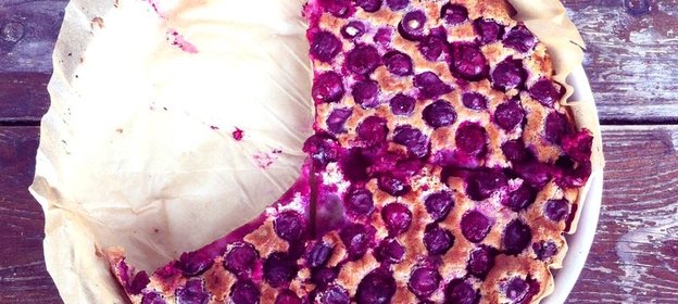 Вишневая запеканка