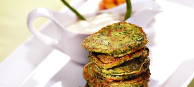 Овощные оладьи