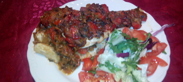 Красный Окунь с претензией на Средиземноморский или диета продолжается