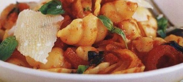 Паста ньоки со сладким перцем