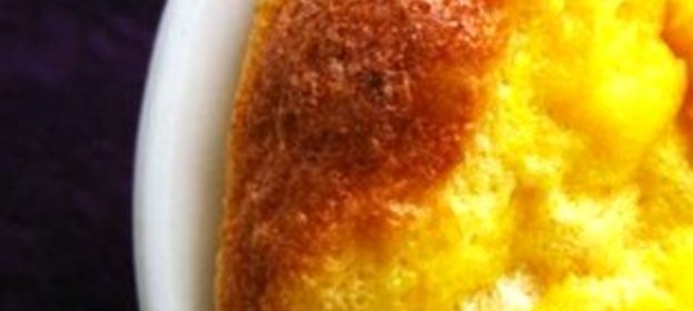 Пряная творожная запеканка с тыквой