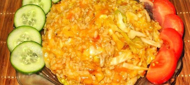 Ленивые голубцы с фаршем