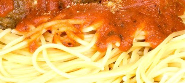 Спагетти с фрикадельками