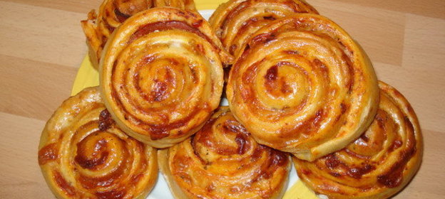 Пицца - рулетики