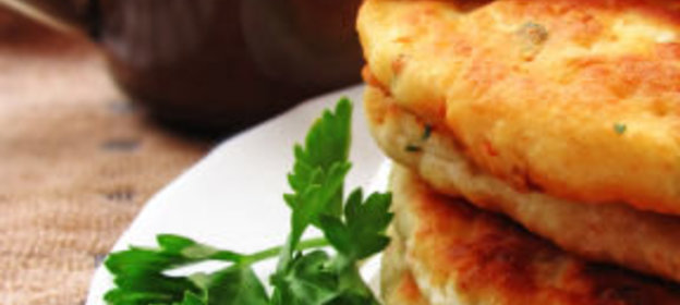 Лепешки сырные, пресные