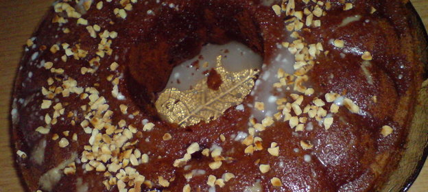 Марципаново-вишнёвый кекс