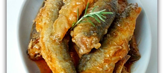 Sardinas en escabeche.(Сардины в маринаде)