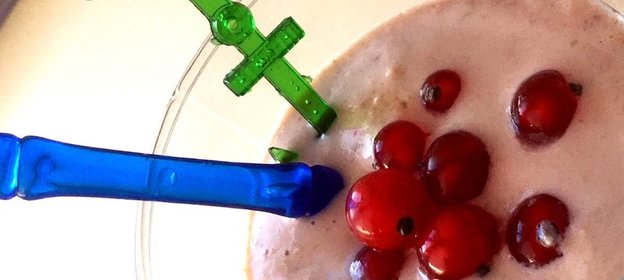 Смузи с рисовыми хлопьями