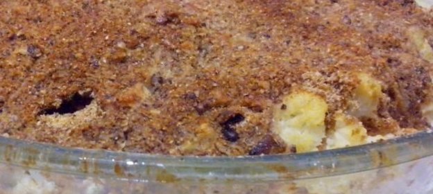 Запеканка из цветной капусты с сыром