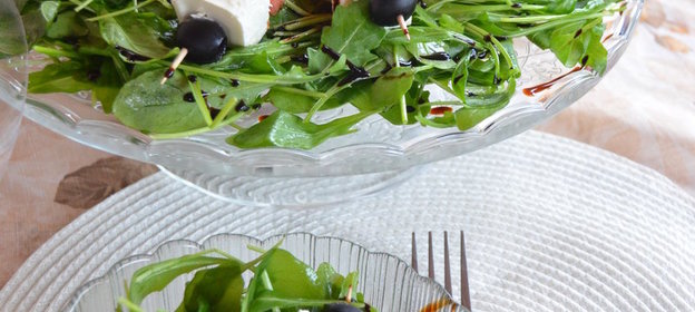 Салат с арбузом и брынзой