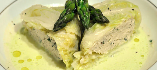 Голубцы из савойской капусты с курицей