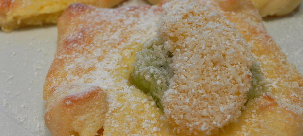 Пирожное Флорида ,из творожного теста