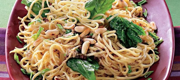 Сычуаньская лапша дан дан с перцем