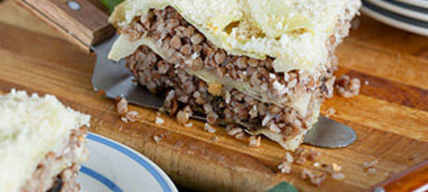 Капустная запеканка с гречневой кашей в мультиварке