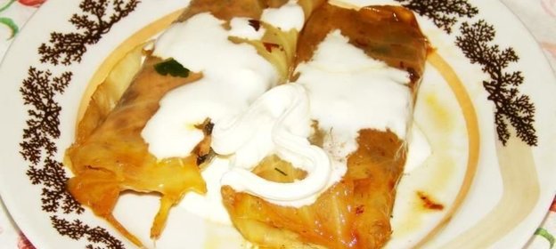 Голубцы с грибами