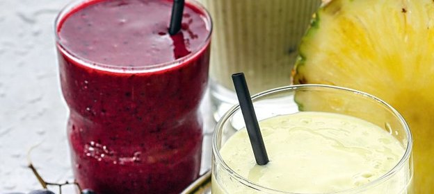 Ягодно-банановый смузи