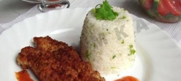 Куриные палочки в кокосовой стружке