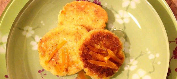 Кукурузные лепешки с апельсином
