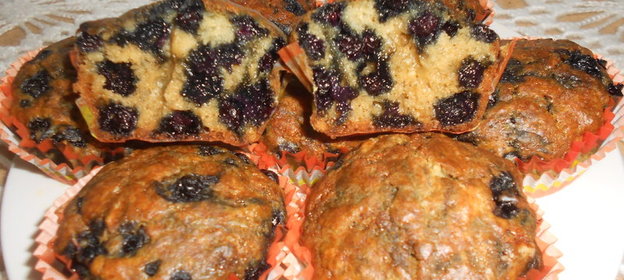 Маффины с черникой