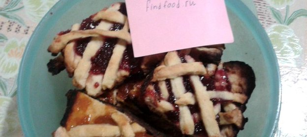 Песочное печенье с фруктовой начинкой