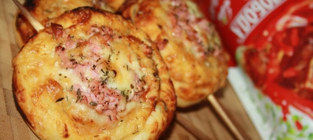 Мини-пиццы Леденцы на палочке для детского праздника