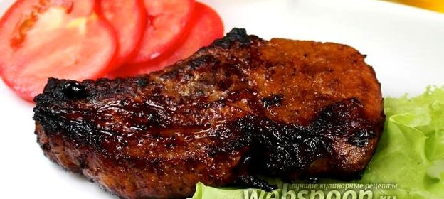 Свинина на косточке в пряном маринаде