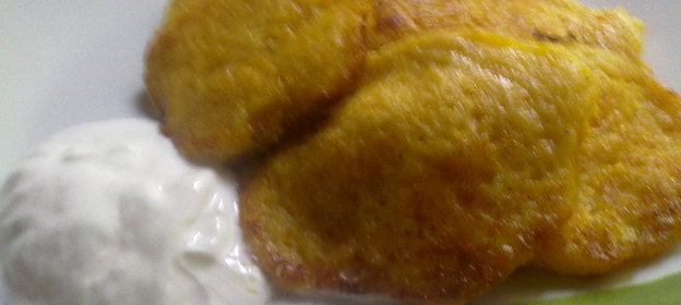 Тыквенно-картофельные оладьи Солнышко