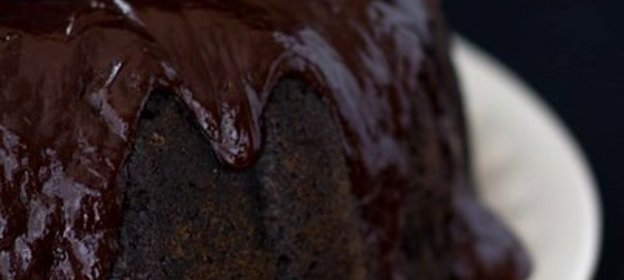 Кекс с ежевикой