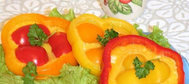 Разноцветная яичница