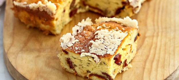 Несладкая творожная запеканка