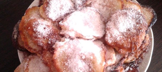 Яблочно-грушевые оладья